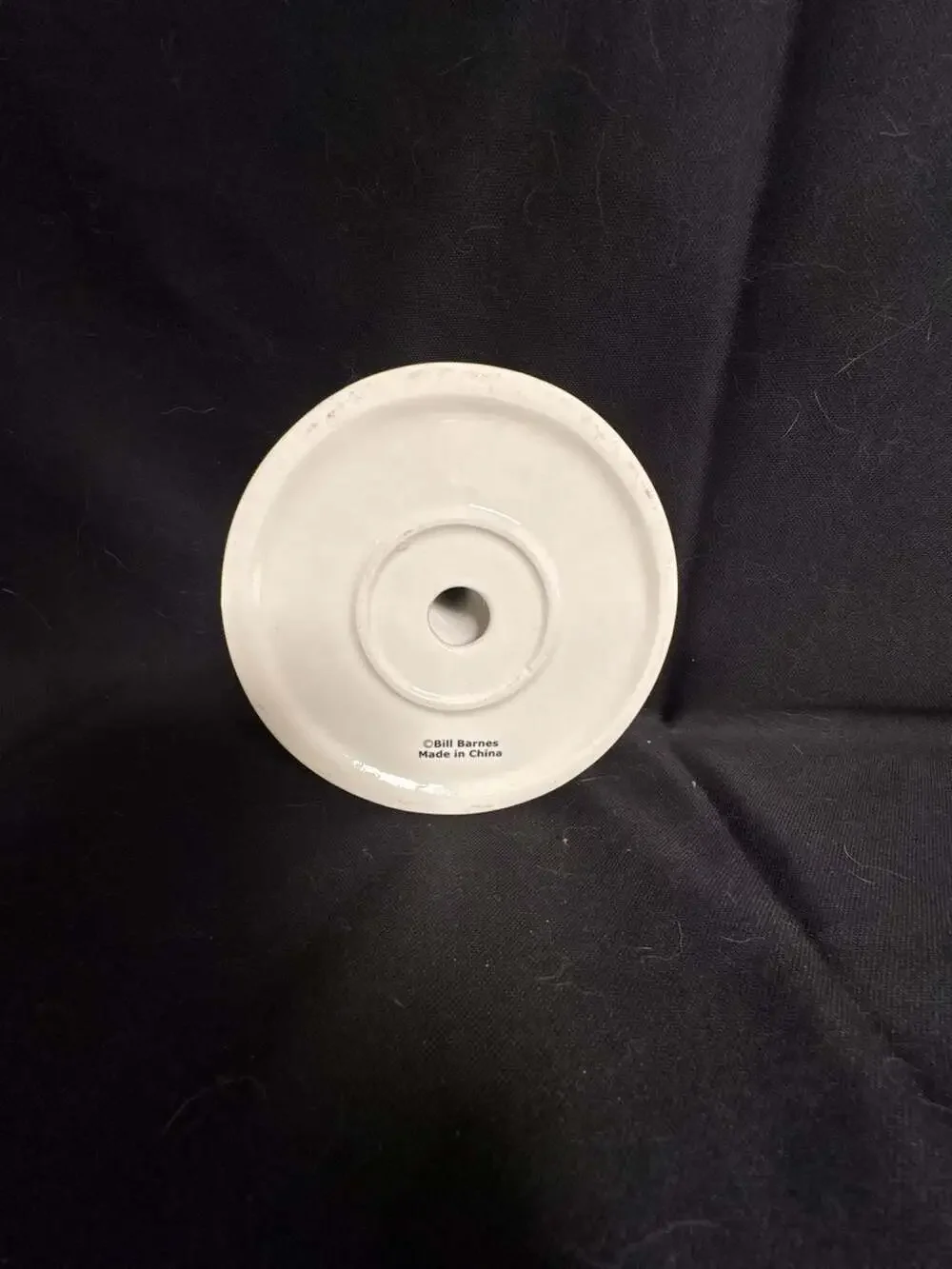 Bill Barnes Vintage Floral Ceramic Ring Holder Jewelry Dish